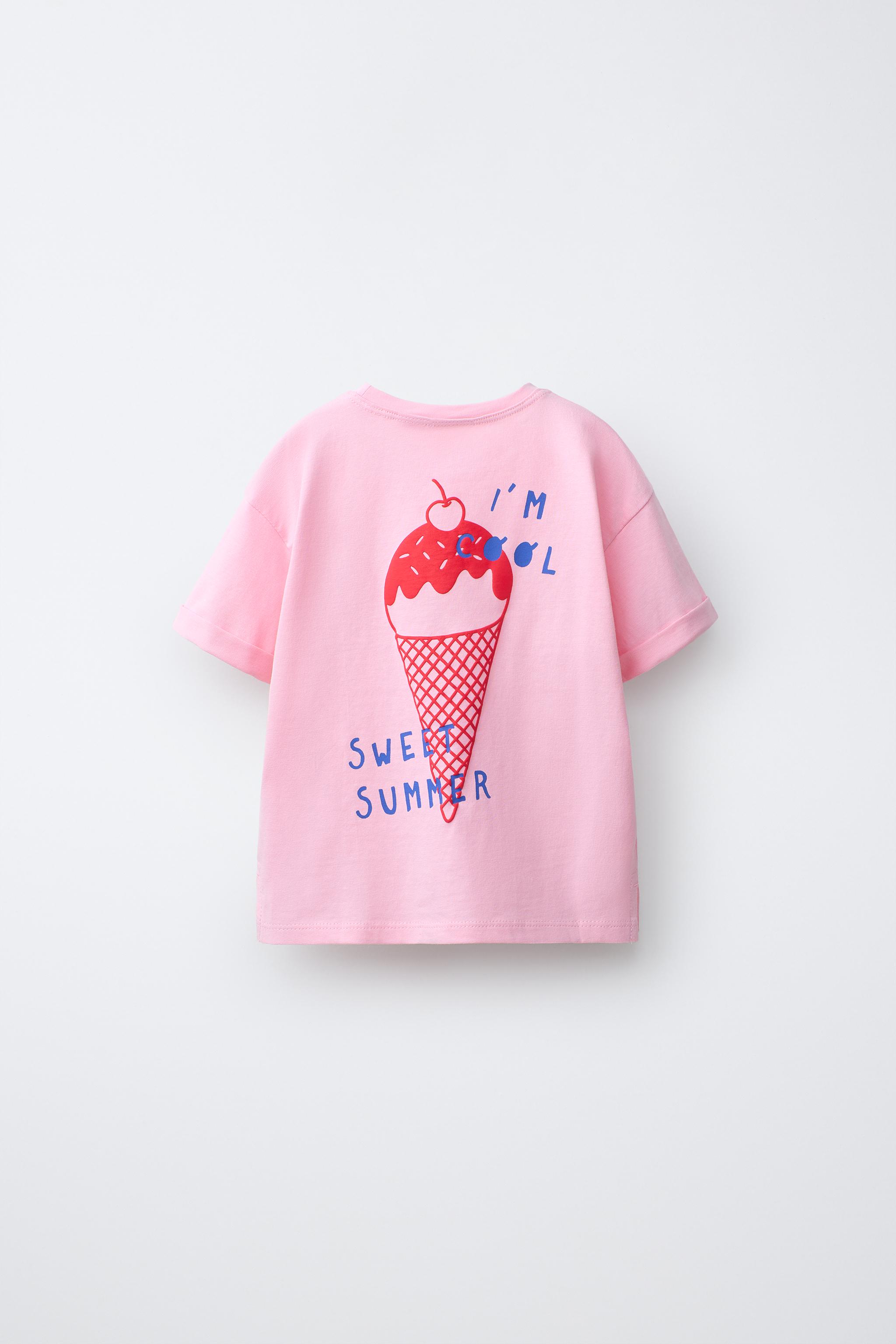 EMBOSSED FLORAL PRINT T-SHIRT
